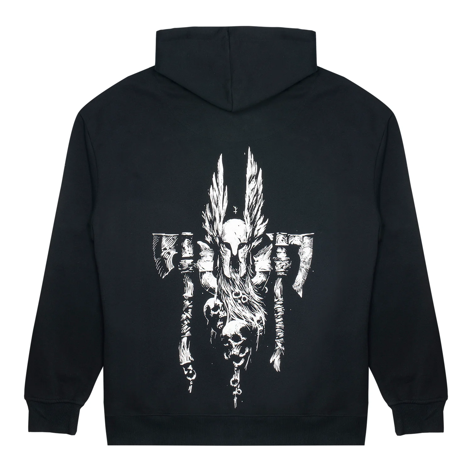 Diablo IV Barbarian Sigil Black Zip-Up Hoodie