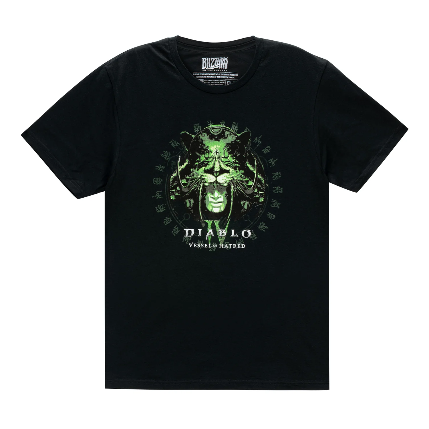 Diablo IV: Vessel of Hatred Spiritborn Glow-in-the-Dark Black T-Shirt