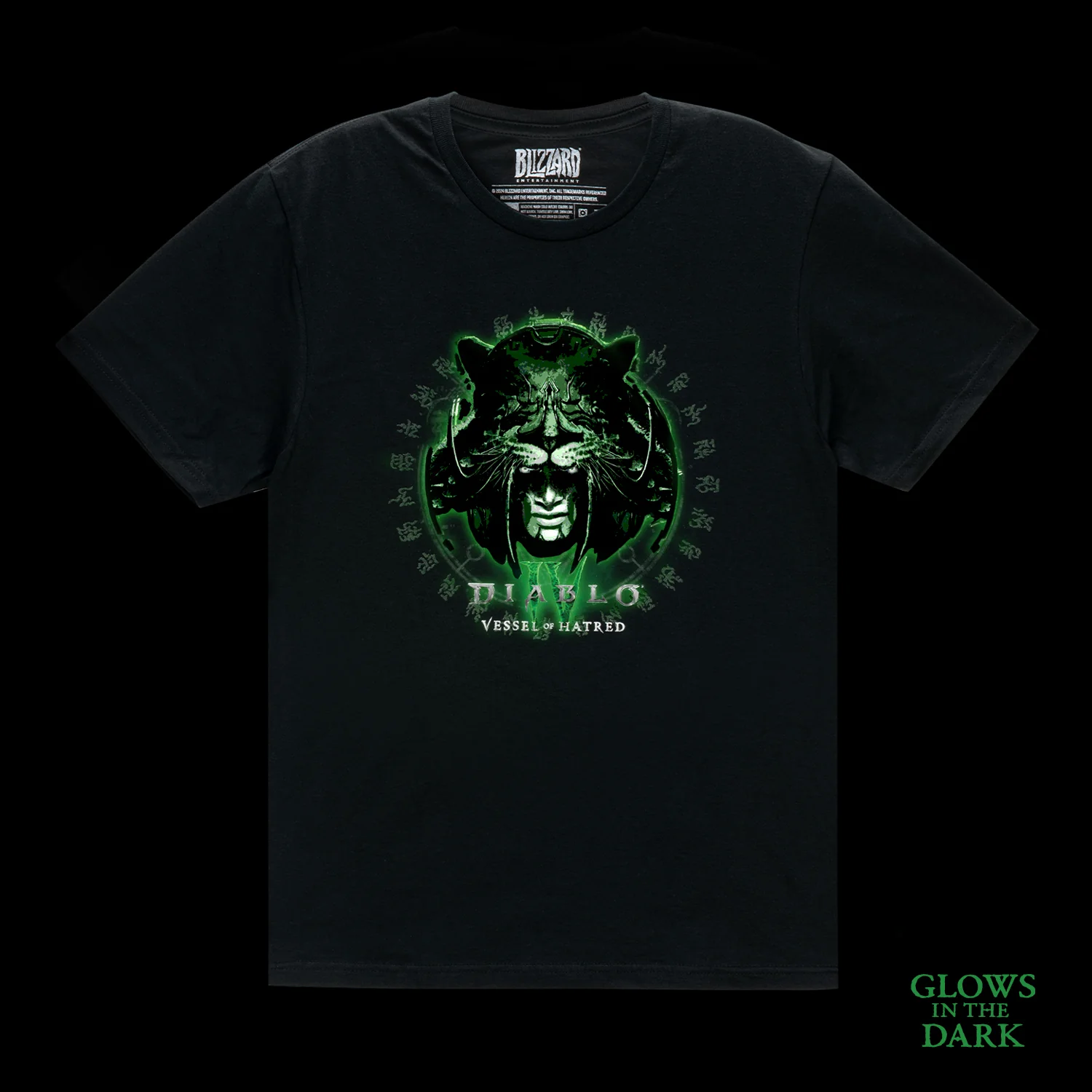 Diablo IV: Vessel of Hatred Spiritborn Glow-in-the-Dark Black T-Shirt - Image 2