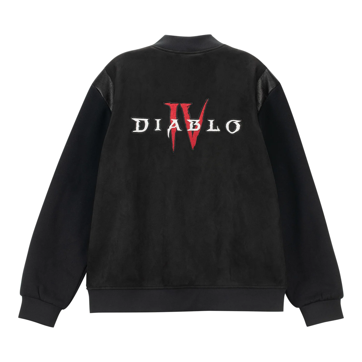 Diablo IV Black Button-Up Bomber Jacket - Image 6