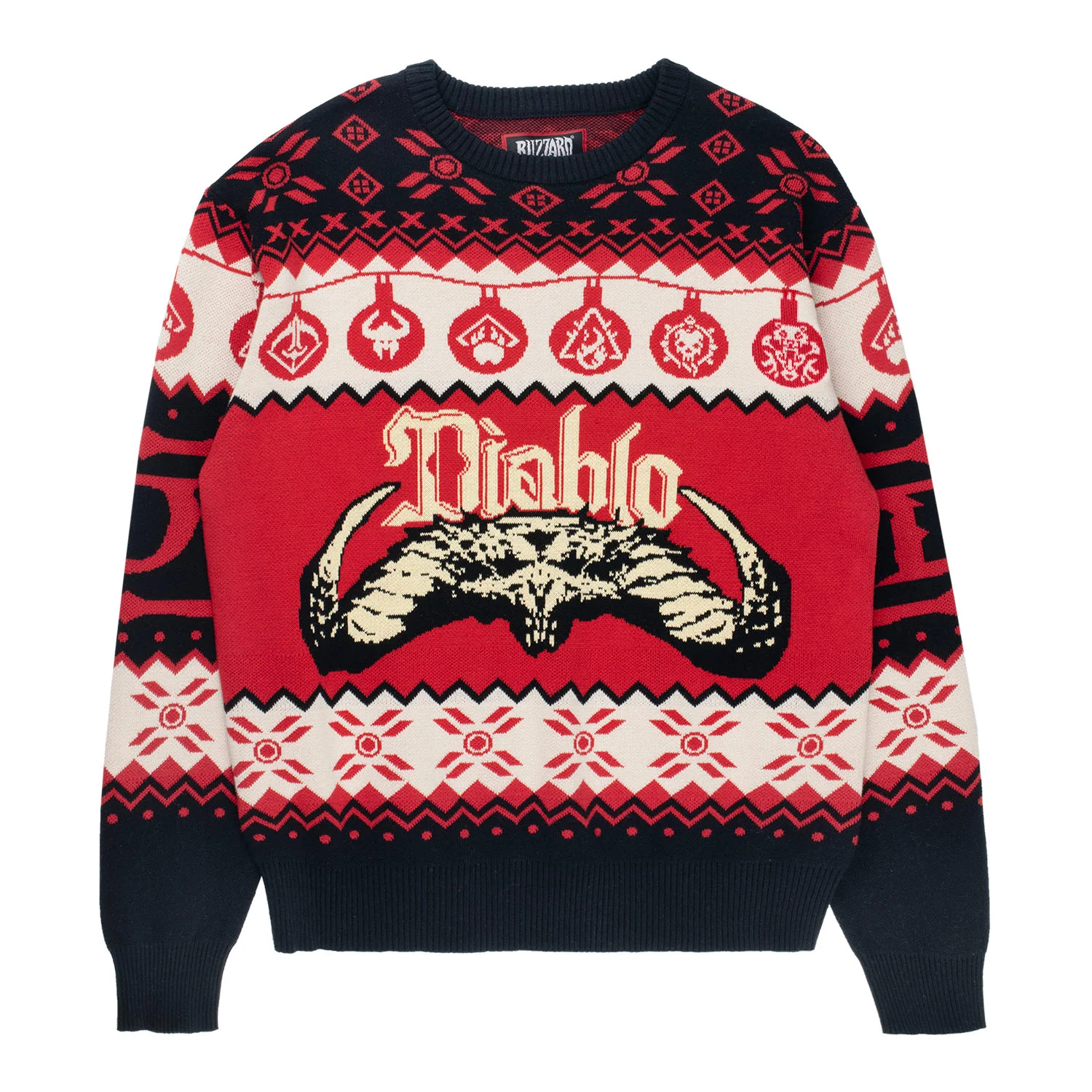 Diablo Skull Holiday Sweater