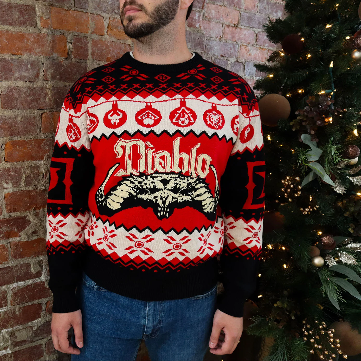Diablo Skull Holiday Sweater - Image 10