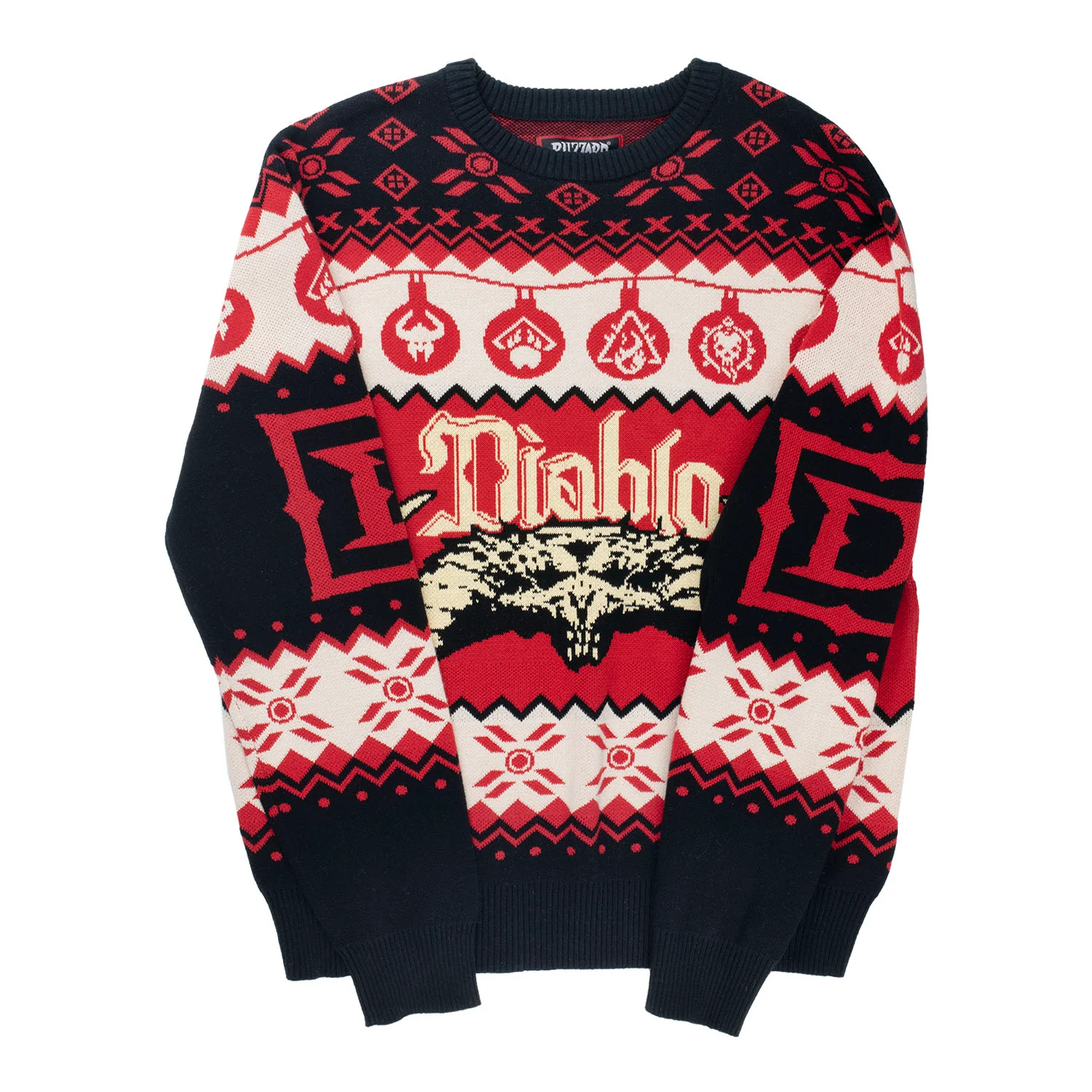 Diablo Skull Holiday Sweater - Image 4