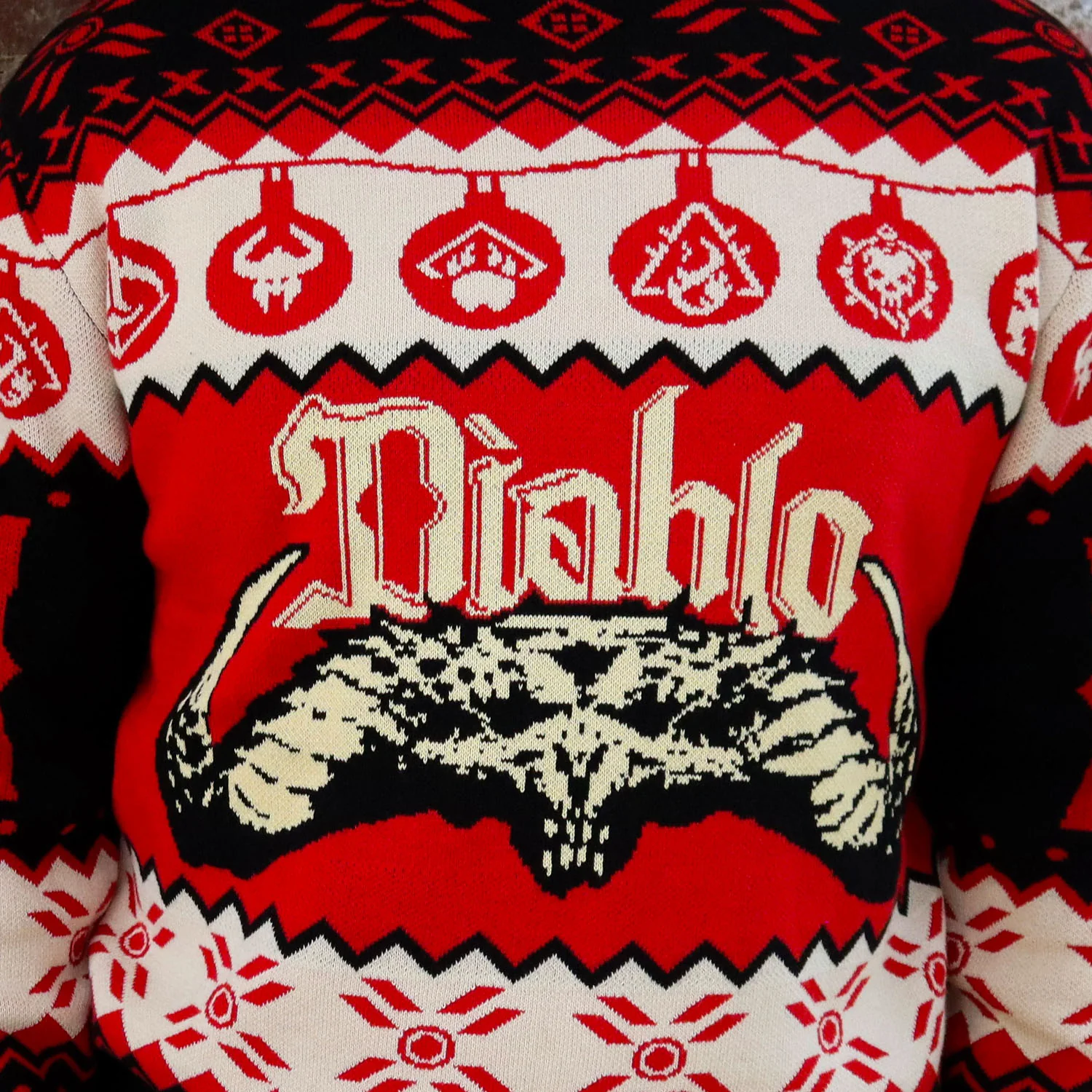 Diablo Skull Holiday Sweater - Image 7