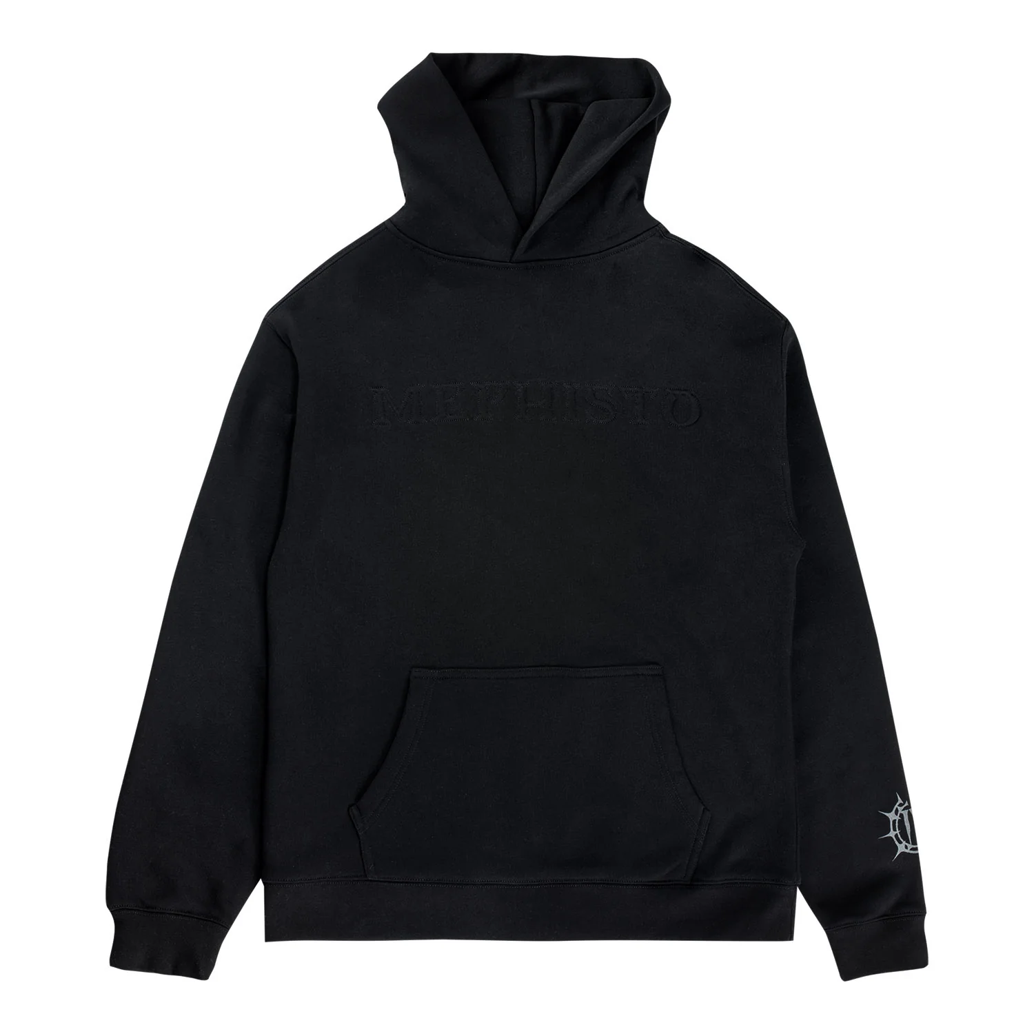 Diablo IV: Lord of Hatred Mephisto Embossed Black Pullover Hoodie - Image 2