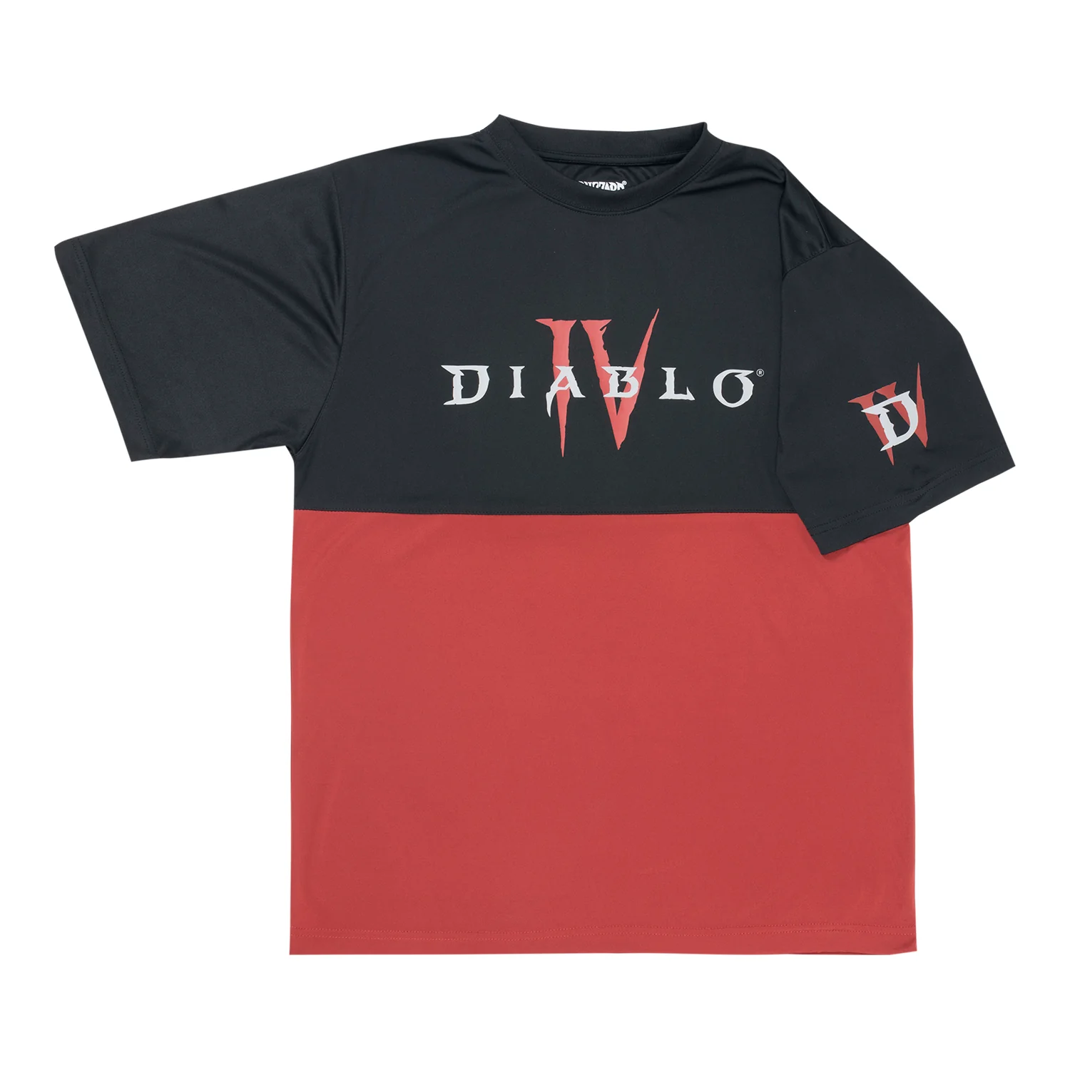 Diablo IV Logo Red Colorblock T-Shirt - Image 2