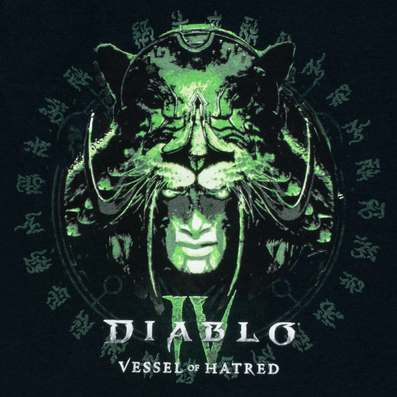 Diablo IV: Vessel of Hatred Spiritborn Glow-in-the-Dark Black T-Shirt - Image 5