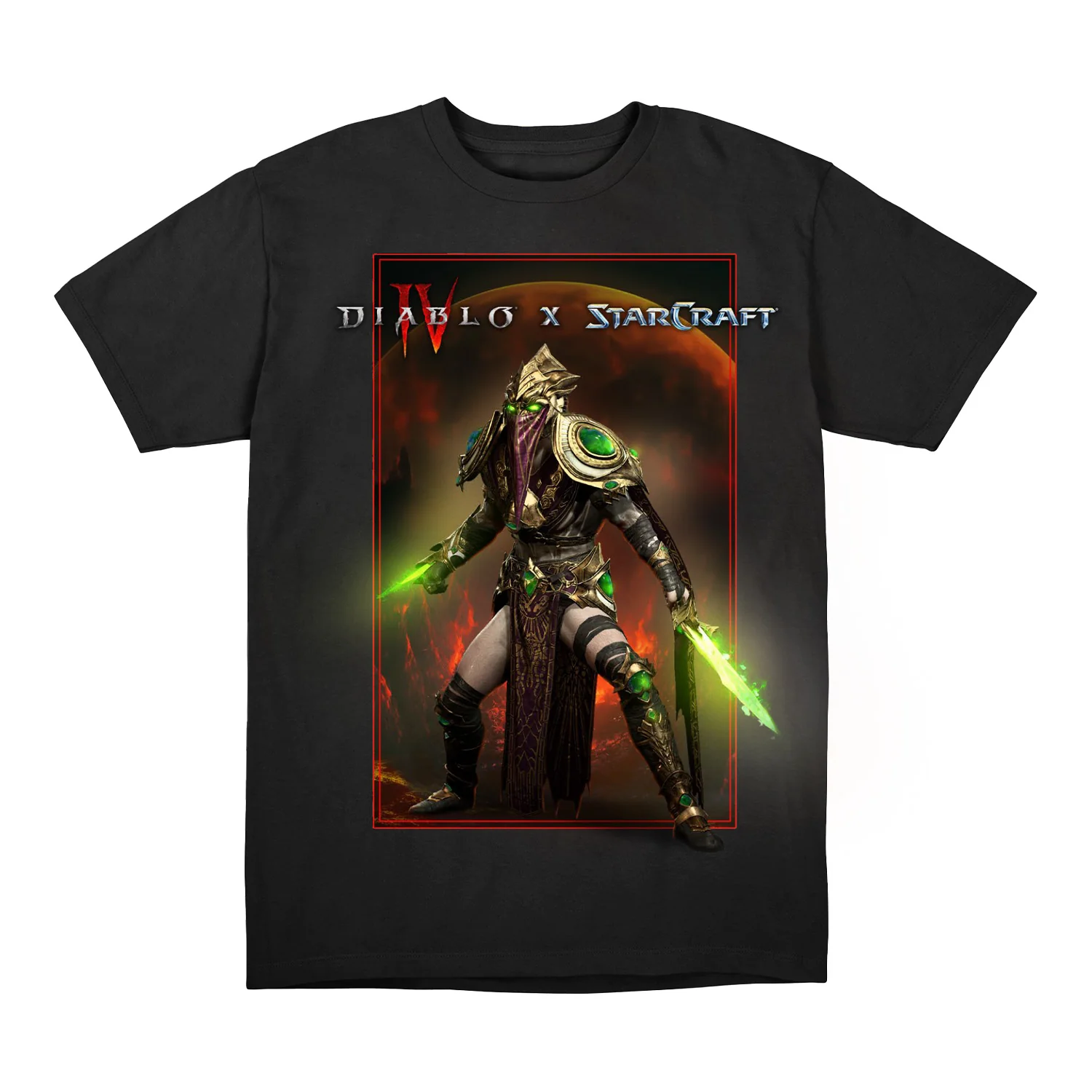 Diablo X StarCraft The Dark Prelate Black T-Shirt