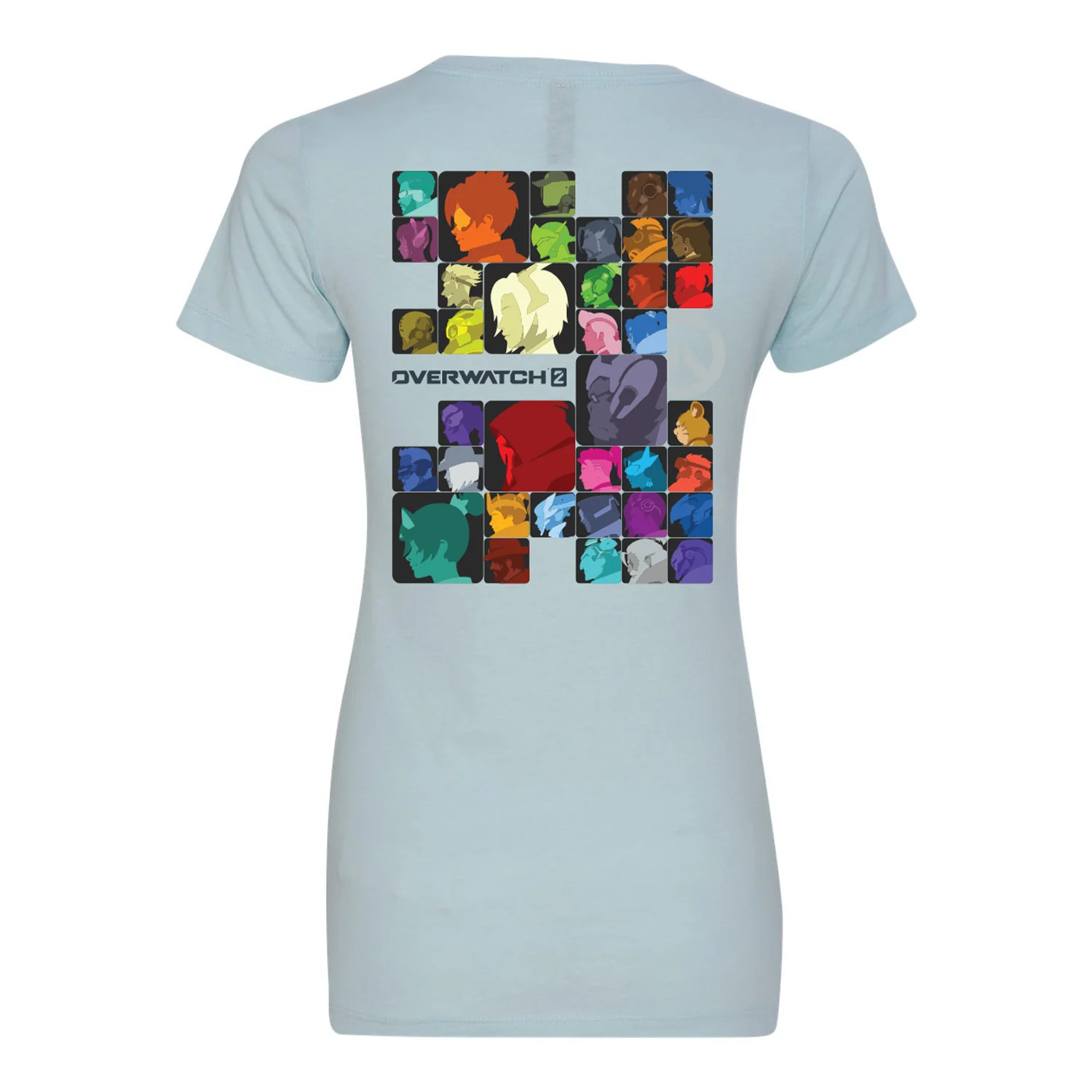 Overwatch 2 Heroes Women's Blue T-Shirt - Image 3