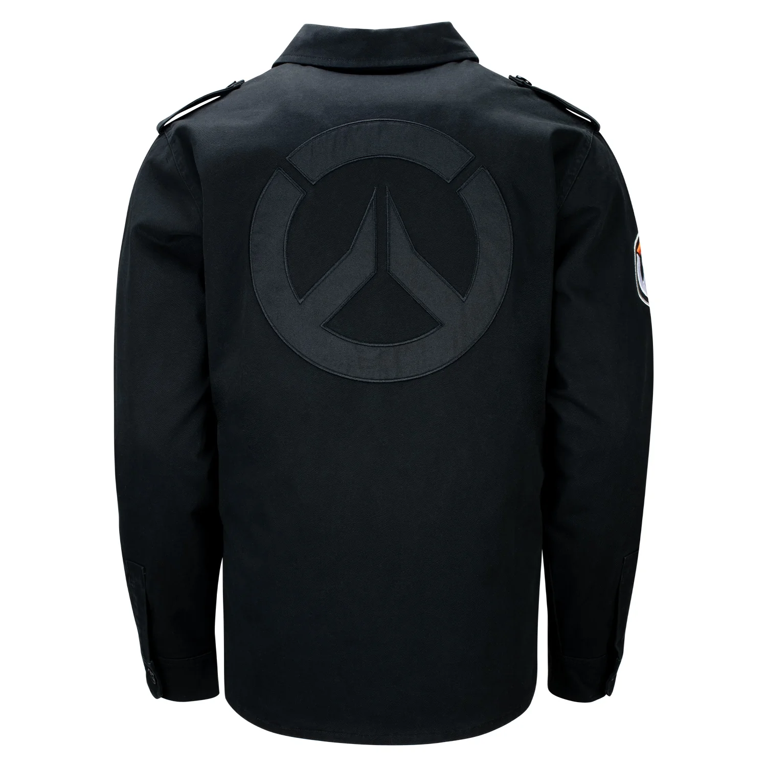 Overwatch 2 Black Button-Up Military Jacket - Image 2