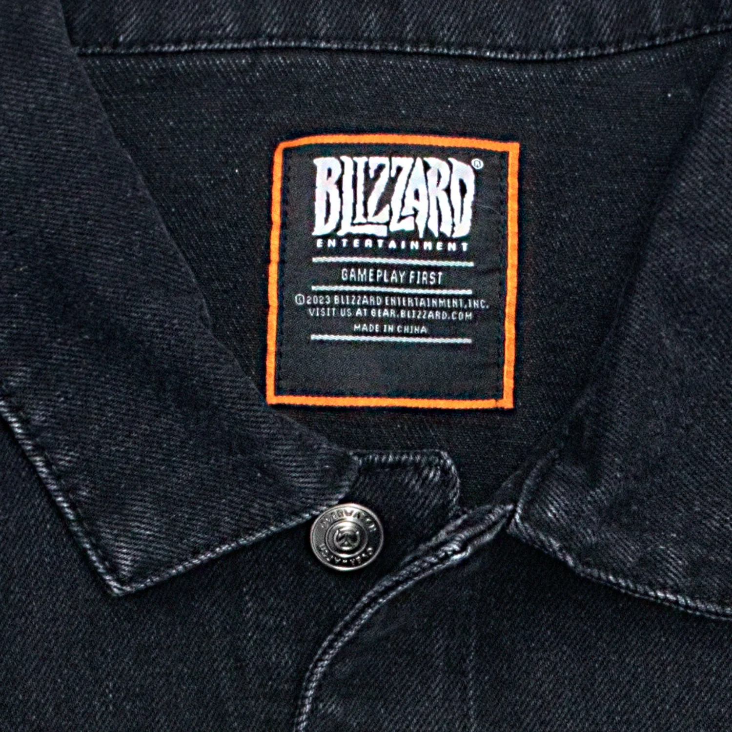 Overwatch Denim Black Button-Up Jacket - Image 4