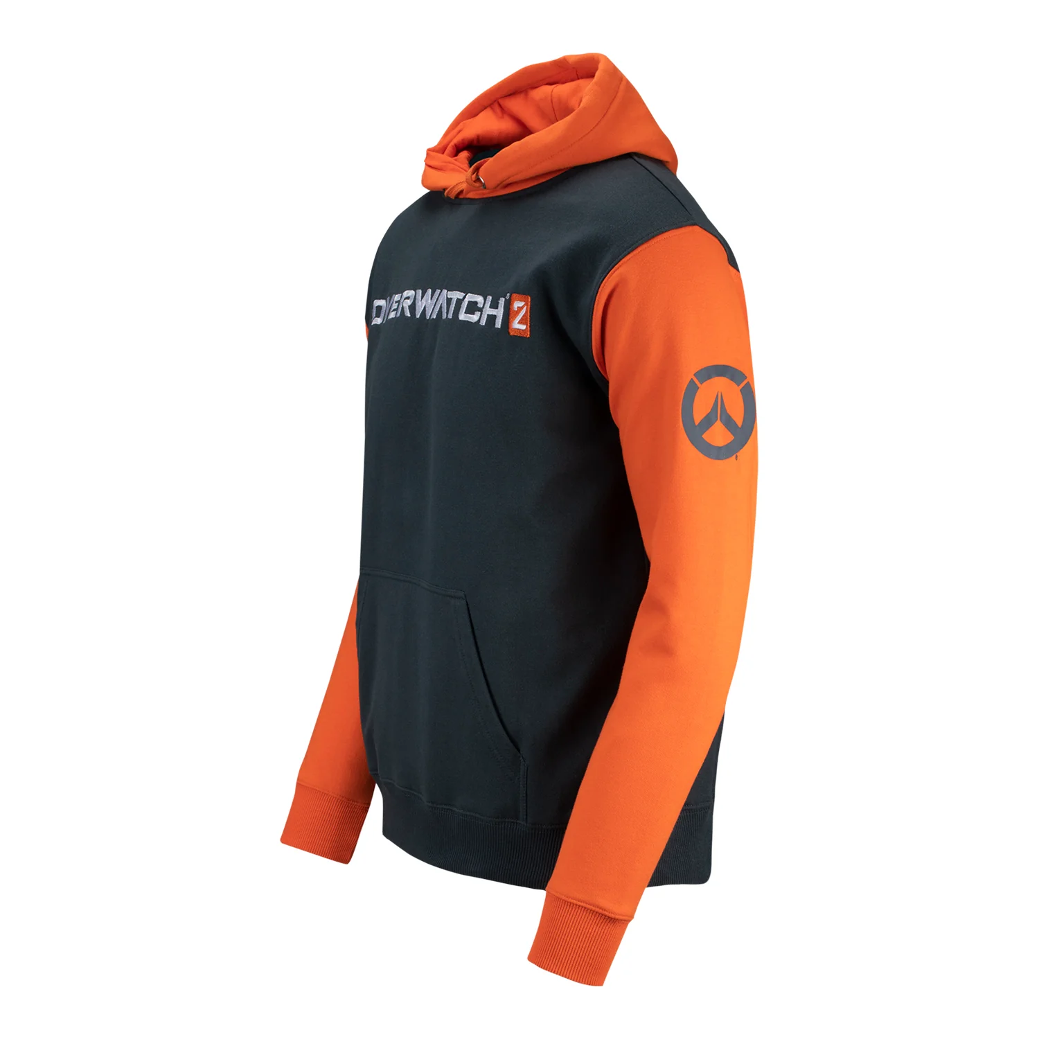 Overwatch 2 Icon Charcoal Colorblock Pullover Hoodie - Image 2