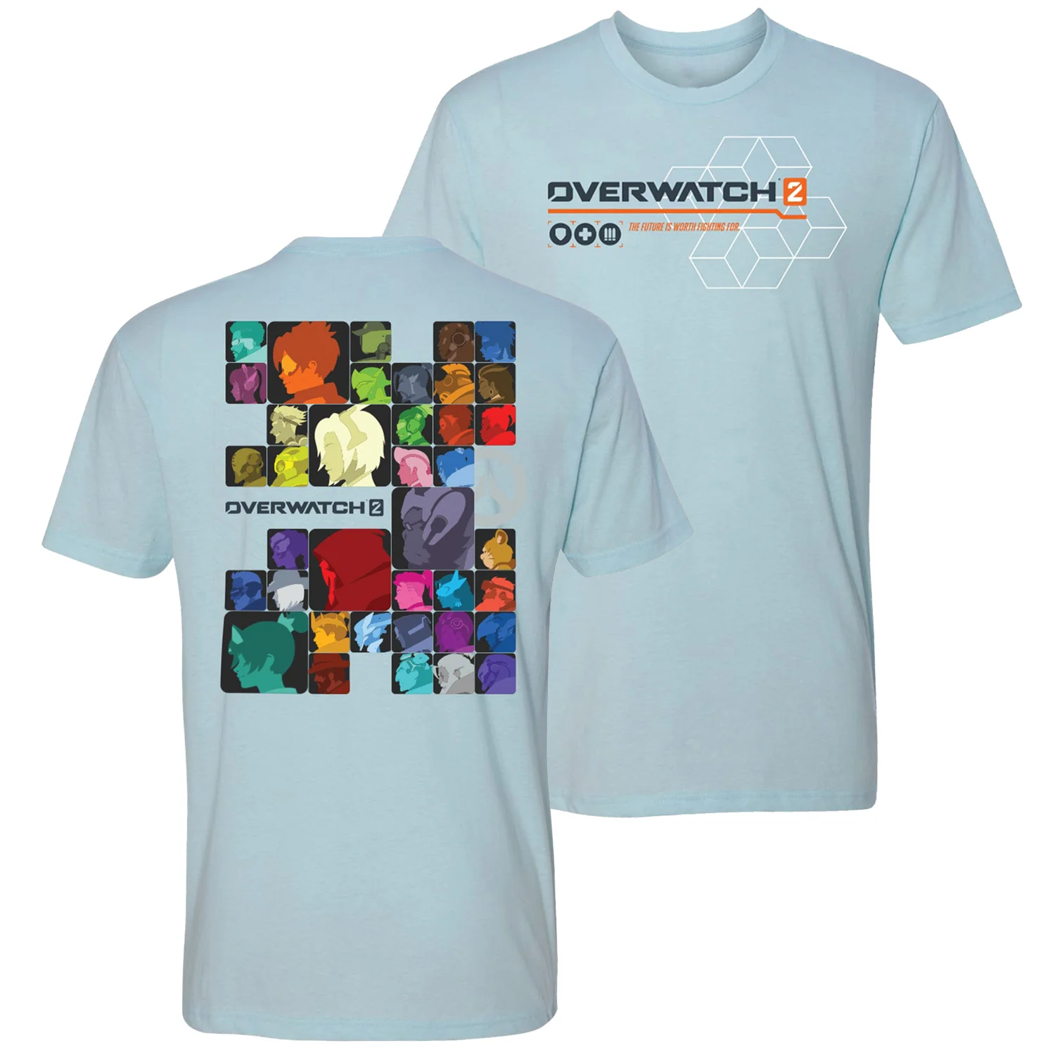 Overwatch 2 Heroes Blue T-Shirt