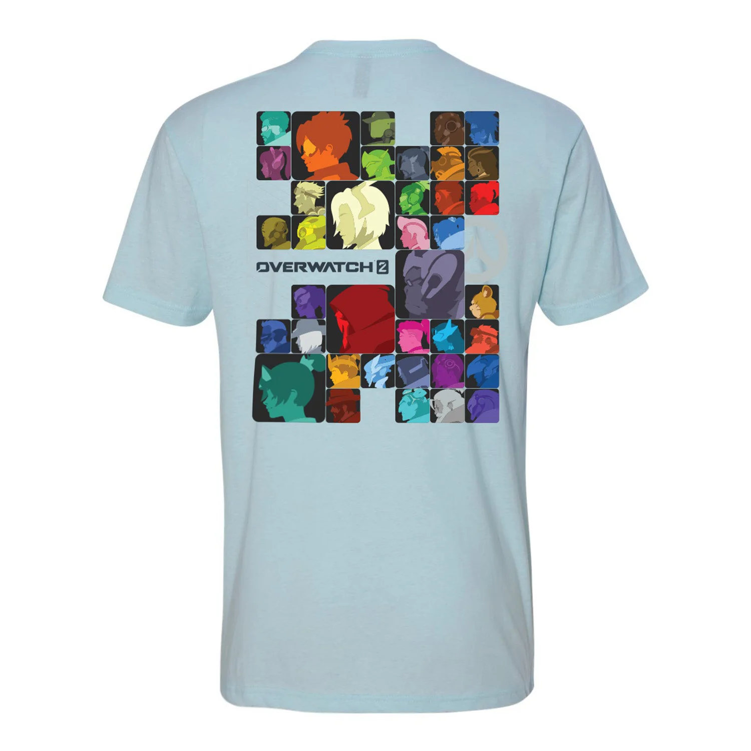 Overwatch 2 Heroes Blue T-Shirt - Image 3