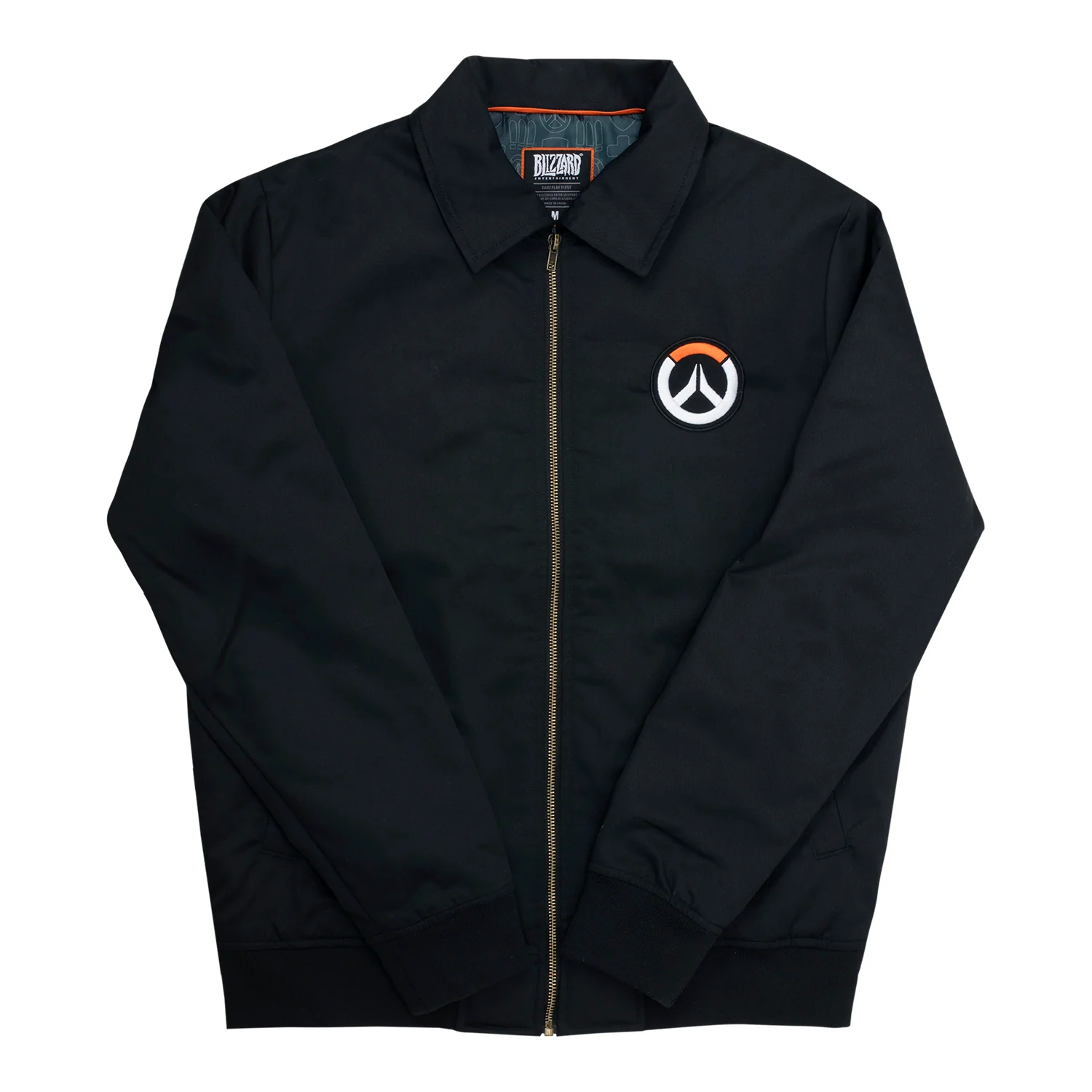 Overwatch Black Zip-Up Work Jacket