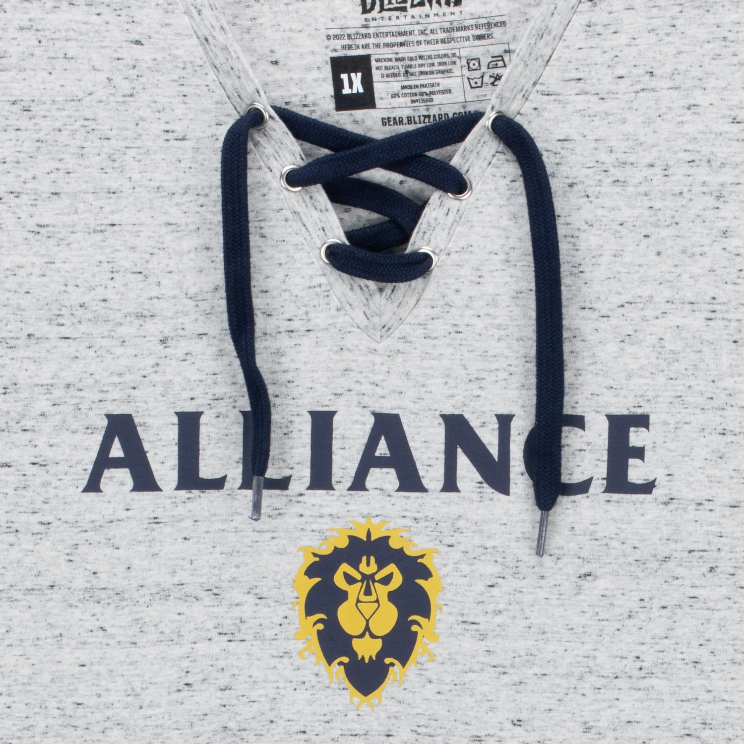 World of Warcraft Alliance Logo Women's Grey T-Shirt - Image 4