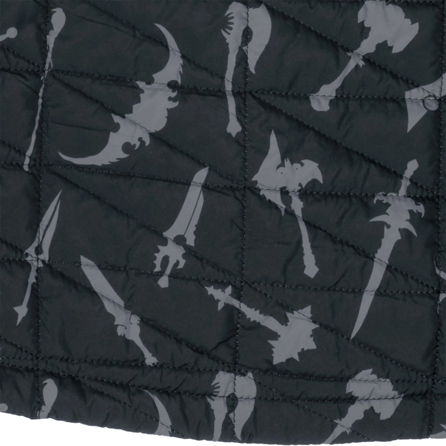 World of Warcraft Weapons Black Half-Zip Pullover Jacket - Image 4
