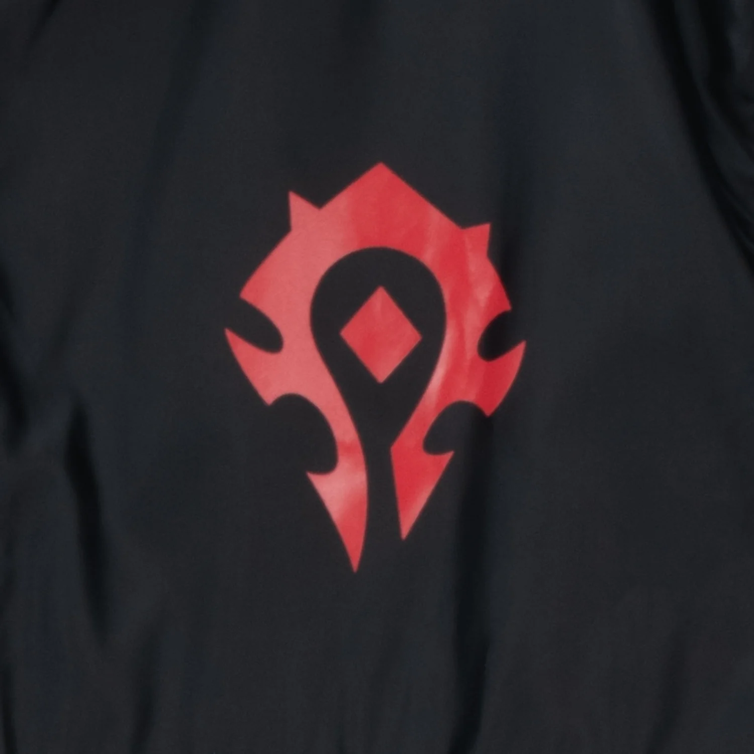 World of Warcraft Horde Logo Black Half-Zip Windbreaker Jacket - Image 3