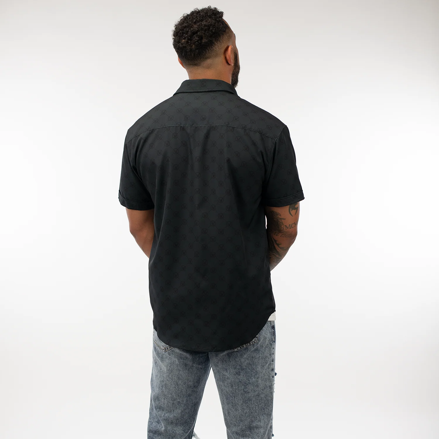 World of Warcraft Grey Button-Up Shirt - Image 3