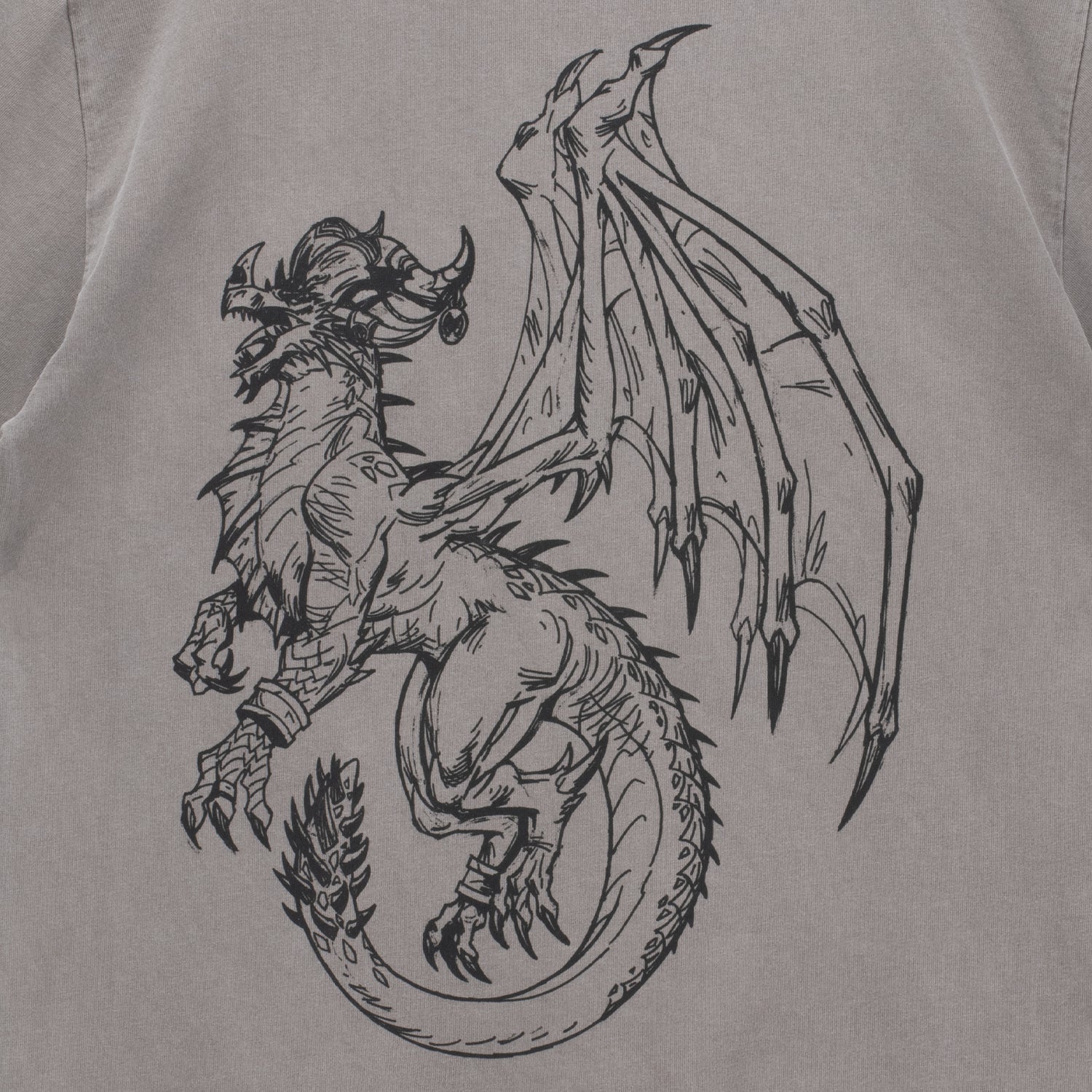 World of Warcraft Alexstrasza Sketch Grey T-Shirt - Image 3