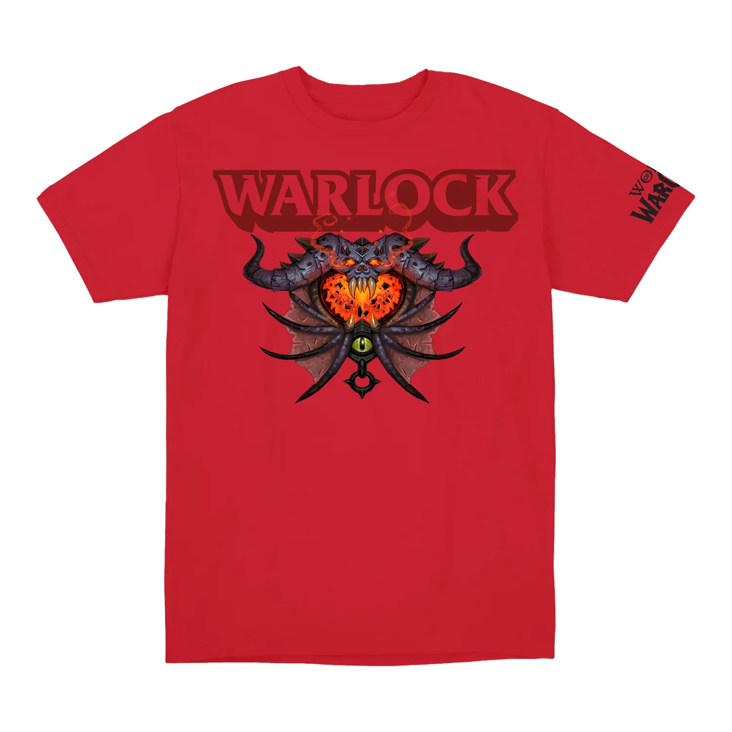 World of Warcraft Warlock Crest Red T-Shirt