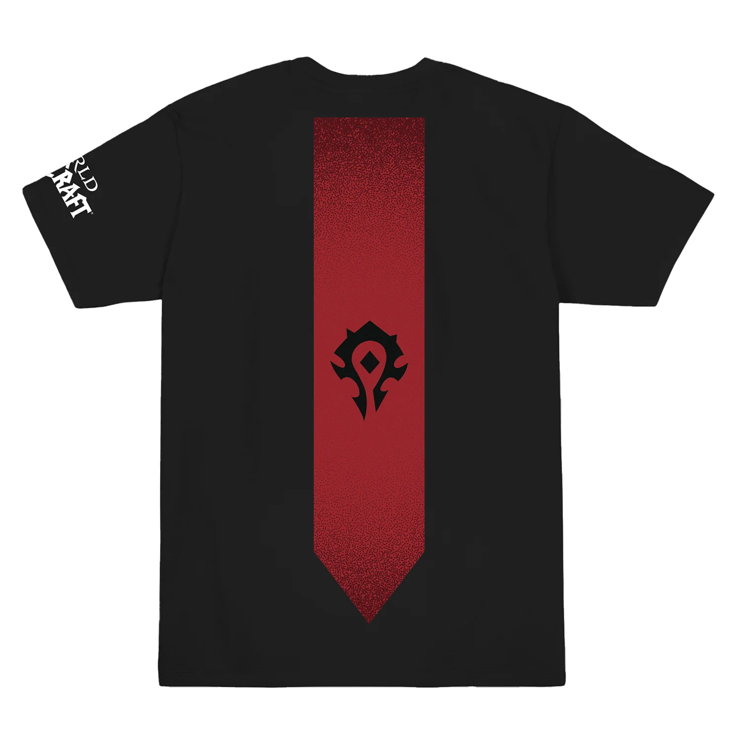 World of Warcraft Horde Banner Black T-Shirt - Image 2